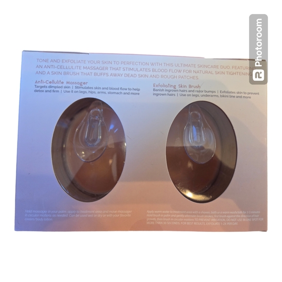 NIAB REVIVE 2 Piece Skin Spa Set with Cellulite Massager & Exfoliating Brush - Picture 3 of 8